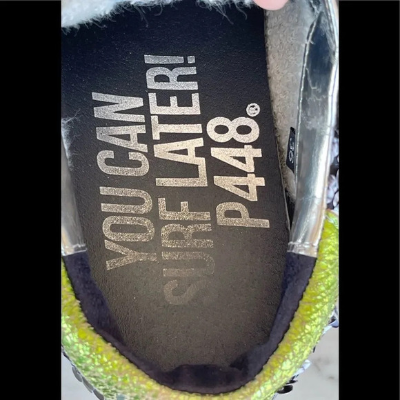 P448 John Sequin Sneakers size 6 - Picture 11 of 17